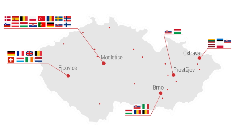 Exportní brány Geis v Čechách