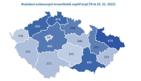 brownfield ČR evidence