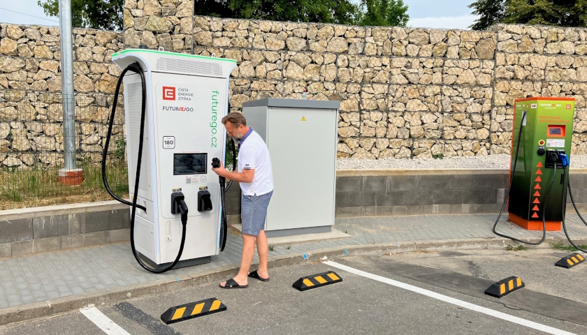 dobíjecí stanice pro elektromobily Mikulov