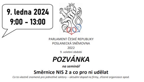 POZVÁNKA: Směrnice NIS 2 a co pro ni udělat
