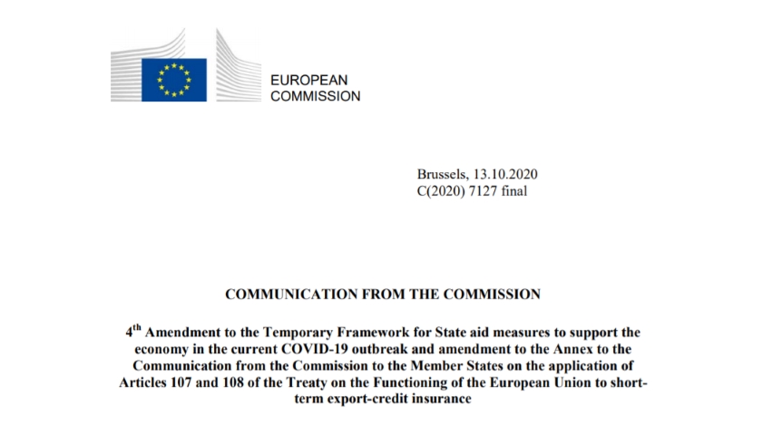 Amendment to the Temporary Framework for State aid