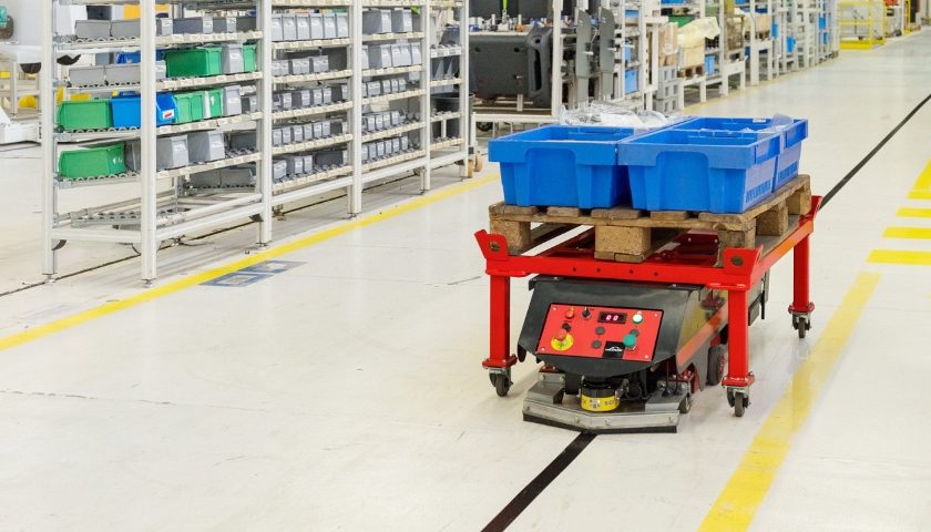 Autonomní vozík Linde C-MATIC