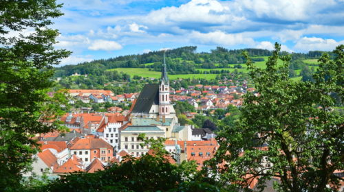 Český Krumlov panorama