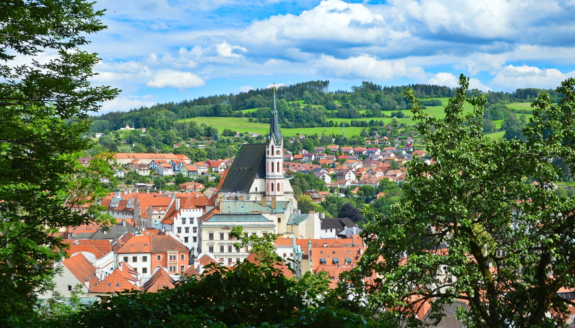 Český Krumlov panorama