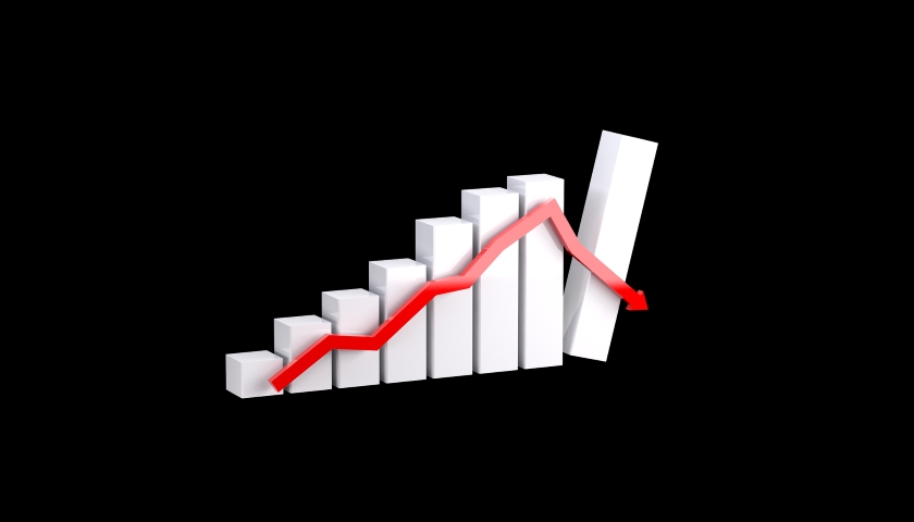Graph Diagram Recession