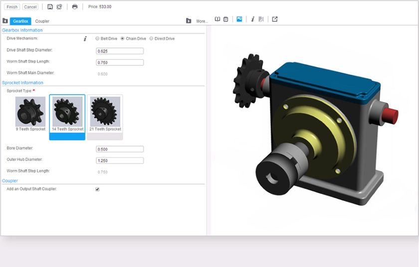 Infor CPQ product configurator
