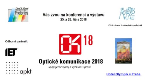 Optické komunikace 2018