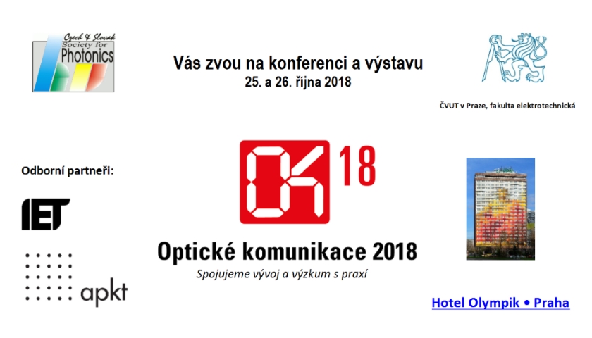 Optické komunikace 2018