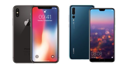 iPhone Huawei P20