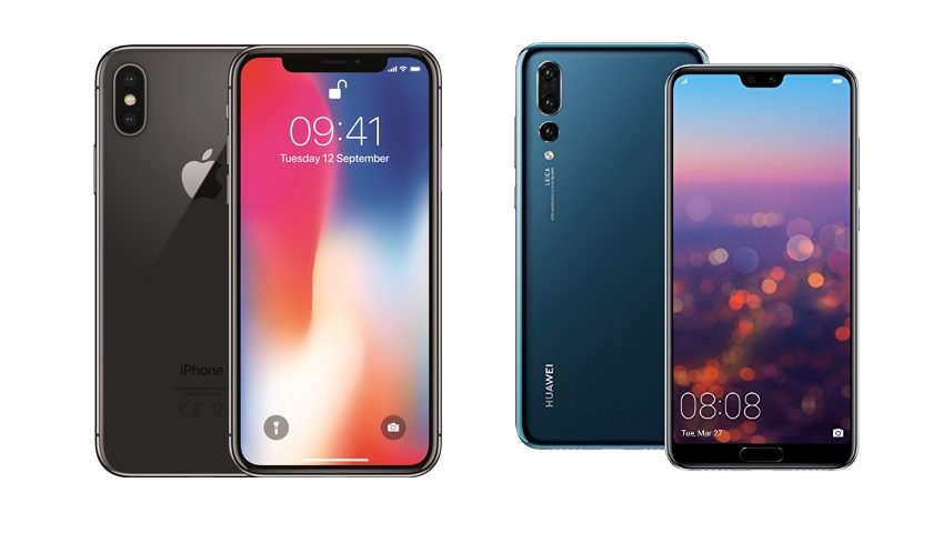 iPhone Huawei P20