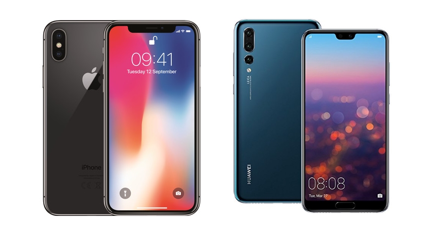iPhone Huawei P20