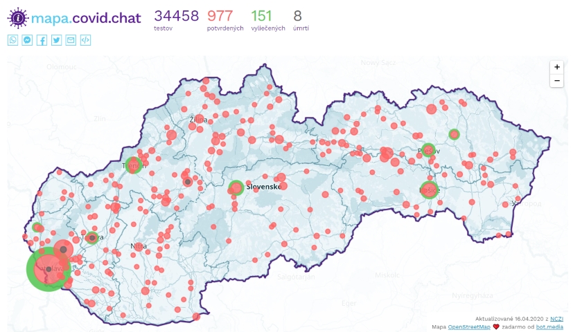 mapa covid chat