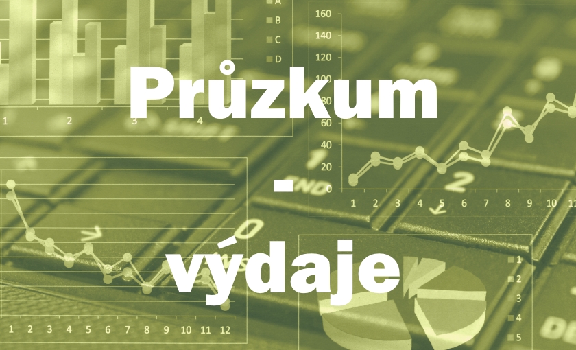 průzkum výdaje