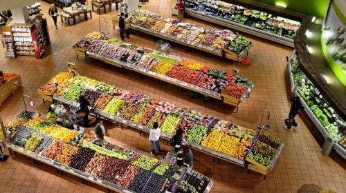 supermarket nakupování
